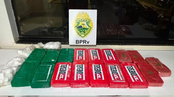 ROTAM apreende quase 20 quilos de cocaína e crack escondidos em tanque de combustível