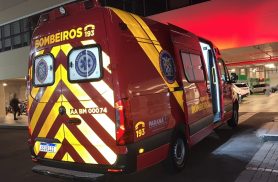 Criança sofre queda e recebe atendimento do Siate