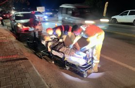 Homem de patinete elétrico fica ferido após acidente com Corsa em Cascavel