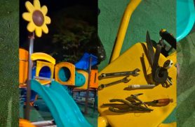 Homem é preso ao furtar peças de parquinho infantil em Cascavel