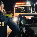 Imagem relativa a Suspeito de atacar mulher com pedrada acaba atropelado durante fuga na BR-277