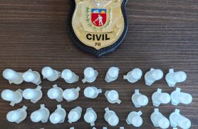 PCPR prende homem por tráfico de drogas em Campo Magro PCPR prende homem por tráfico de drogas em Campo Magro