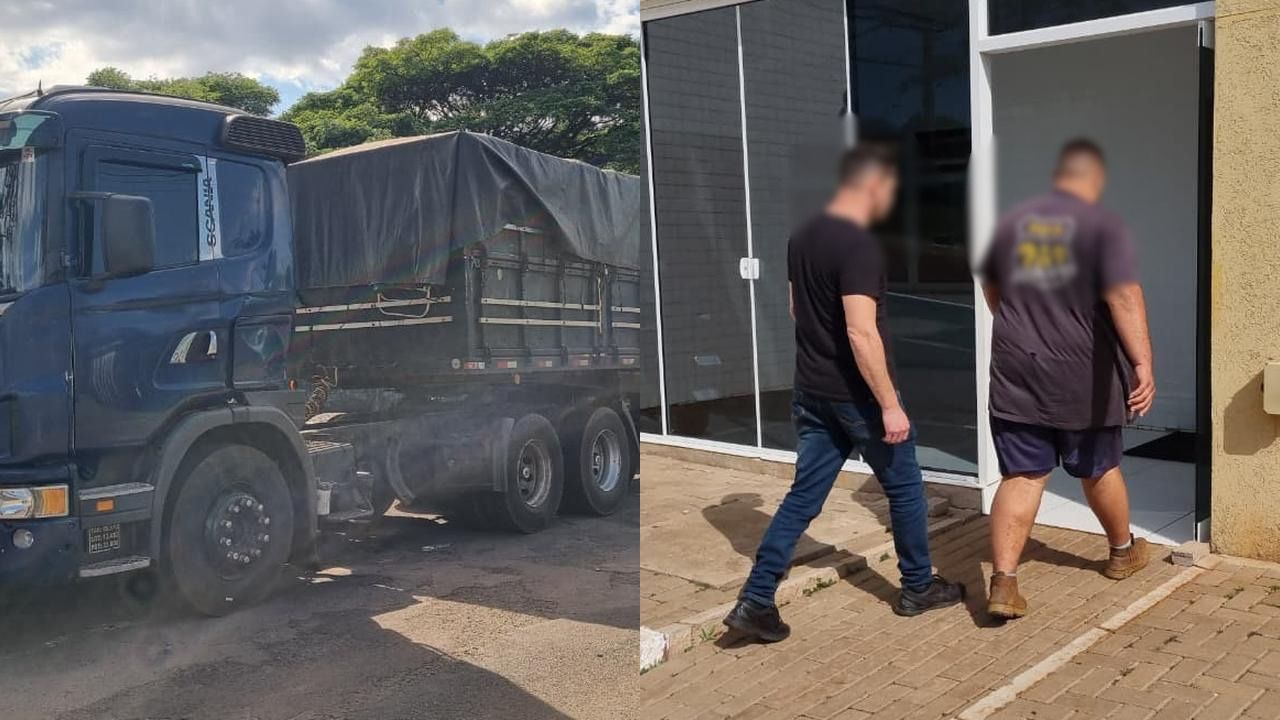Motorista é detido e caminhão com adulterações é apreendido em Cascavel