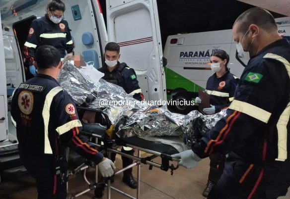 Homem é esfaqueado seis vezes durante briga em Paiçandu; suspeito é preso após torcer o joelho na fuga