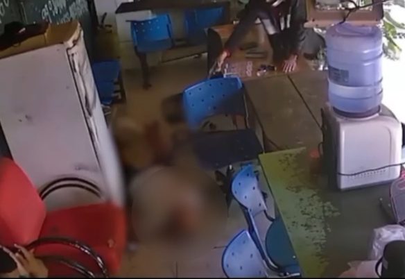 CENAS FORTES: Dono de lava a jato é morto a tiros; crime foi registrado por câmeras de segurança