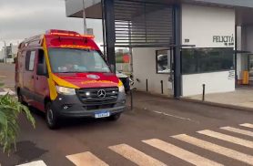 Mulher fica ferida após cair de escada em residência no Parque Verde, em Cascavel