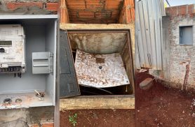 Onda de furtos continua em Cascavel: Desta vez, um imóvel em construção foi o alvo
