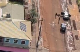 Veja momento em que suspeito de assalto na BR-369 é preso no Santa Felicidade