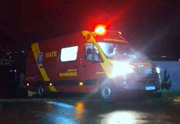 Idoso de 90 anos é socorrido após queda em lar de idosos no Bairro São Cristóvão
