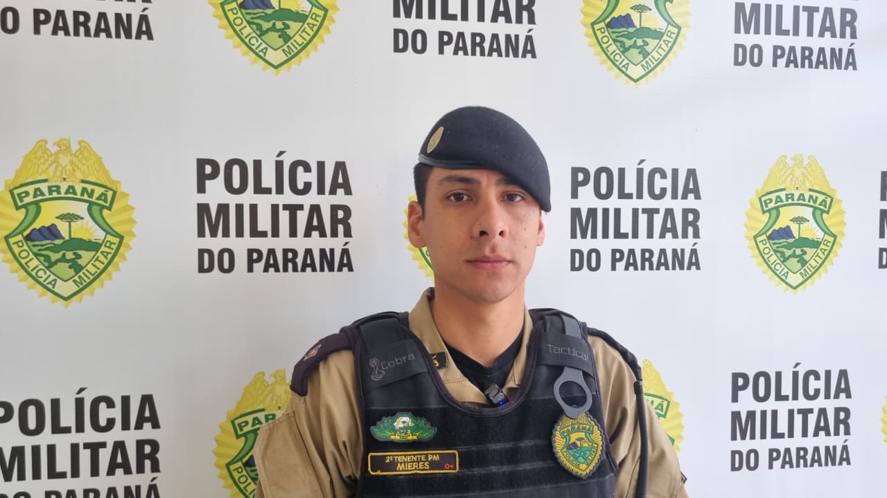 PM fala sobre interceptação de carro furtado com eletrônicos contrabandeados na BR-277