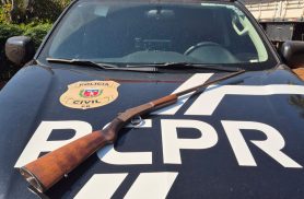 Homem é preso em flagrante por posse irregular de arma de fogo em Espigão Alto do Iguaçu