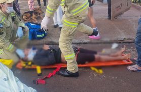 Idoso é atropelado por moto elétrica ao atravessar a rua no Interlagos