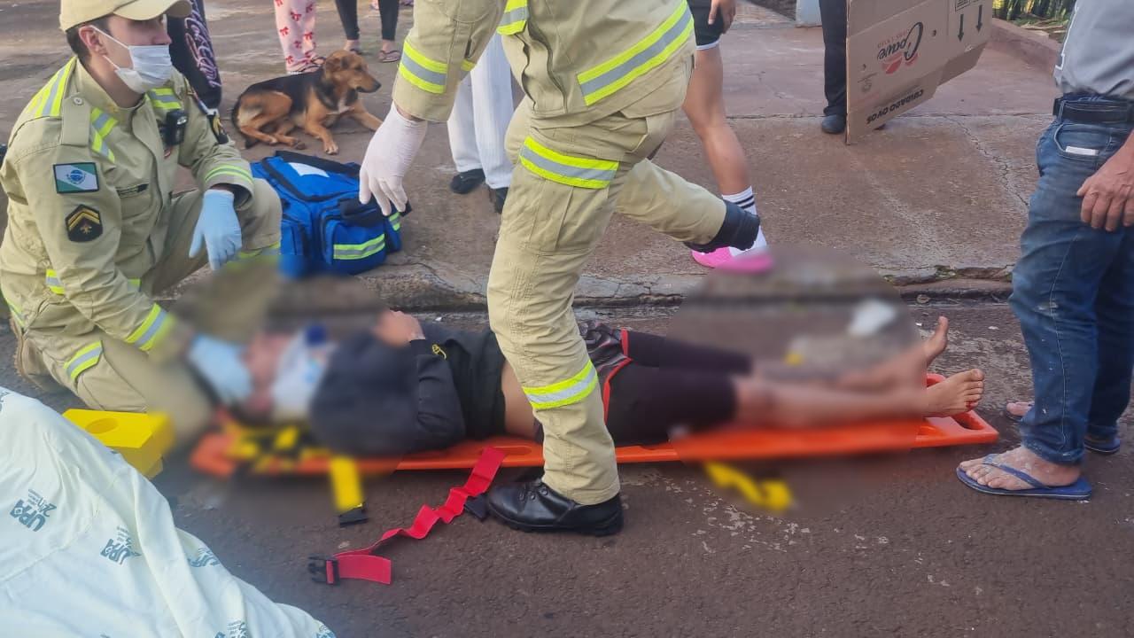 Idoso é atropelado por moto elétrica ao atravessar a rua no Interlagos