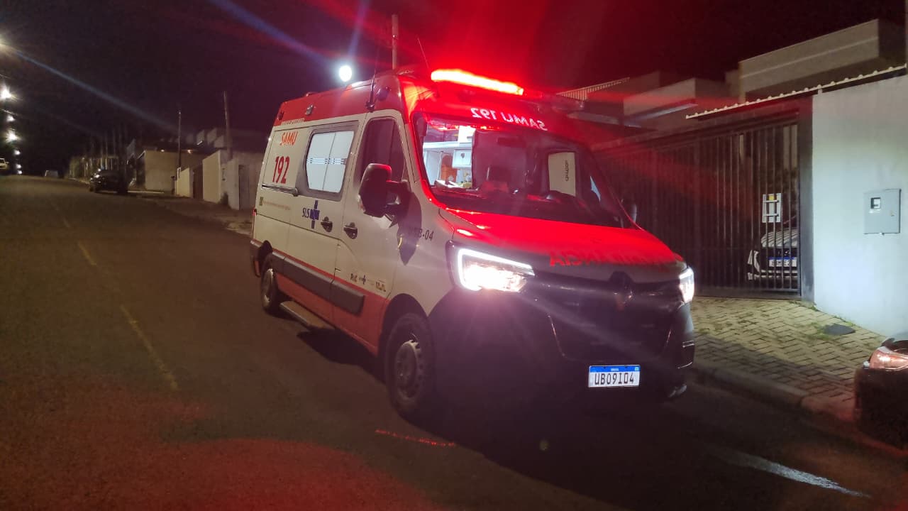 Criança de 2 anos é socorrida após queda seguida de convulsão no Cascavel Velho