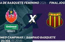 TV Brasil exibe nesta sexta jogo Unimed Campinas X Sampaio Basquete