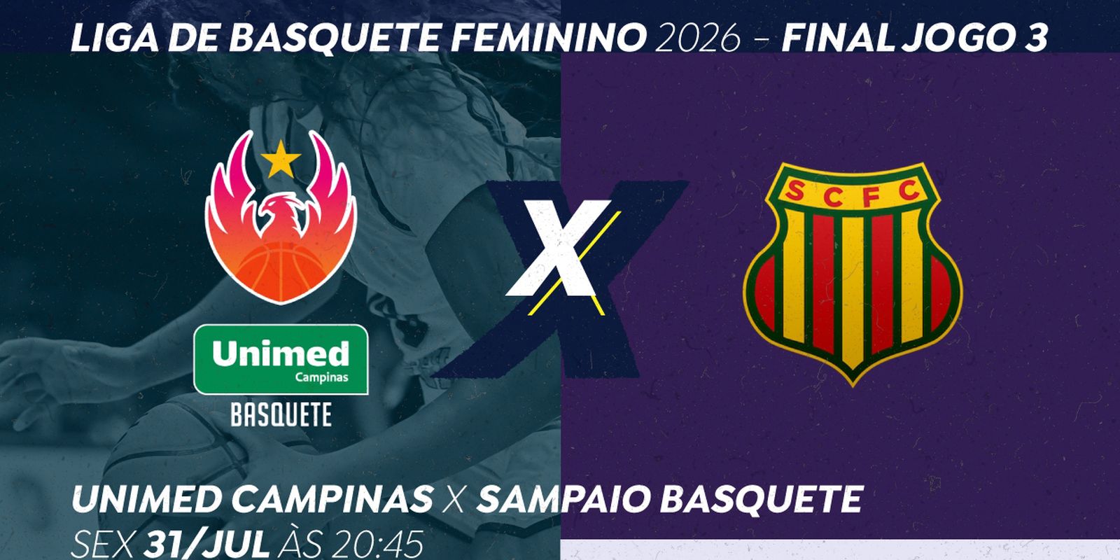 Imagem referente a TV Brasil exibe nesta sexta jogo Unimed Campinas X Sampaio Basquete