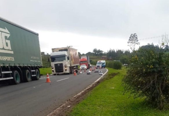 Motociclista morre em grave acidente na PR-151 em Carambeí nesta sexta-feira