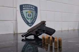 Pistola argentina é apreendida pela Guarda Municipal Pistola argentina é apreendida pela Guarda Municipal