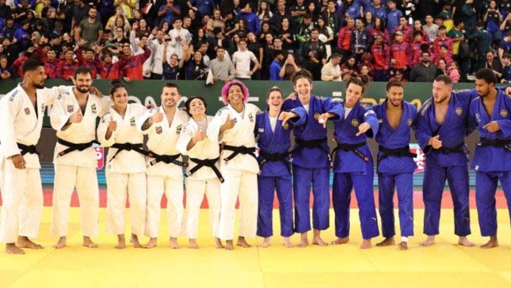 Brasil derrota Alemanha e leva título do Desafio Internacional de Judô Imagem referente a Brasil derrota Alemanha e leva título do Desafio Internacional de Judô