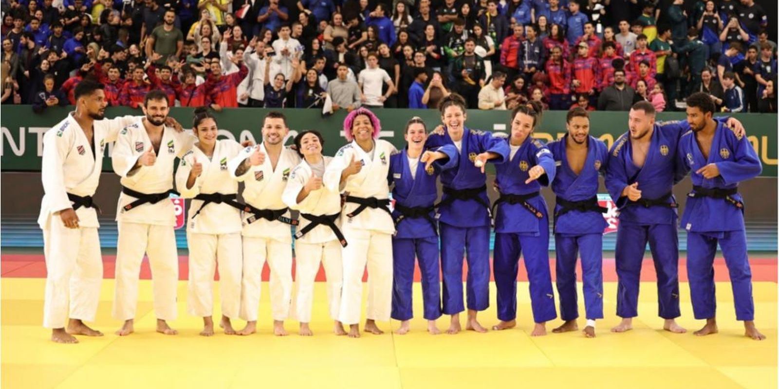 Imagem referente a Brasil derrota Alemanha e leva título do Desafio Internacional de Judô