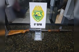Espingarda irregular leva idoso à prisão em Três Barras do Paraná