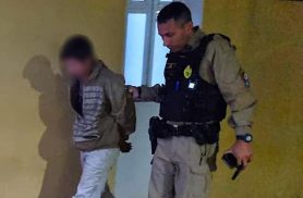 Suspeito de estuprar jovem é preso pela PM em Guaraniaçu e conduzido à Delegacia em Cascavel