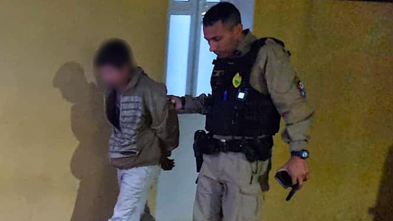 Suspeito de estuprar jovem é preso pela PM em Guaraniaçu e conduzido à Delegacia em Cascavel