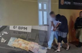 Abordagem da PM termina com apreensão de drogas e prisão de dois suspeitos no Centro de Cascavel