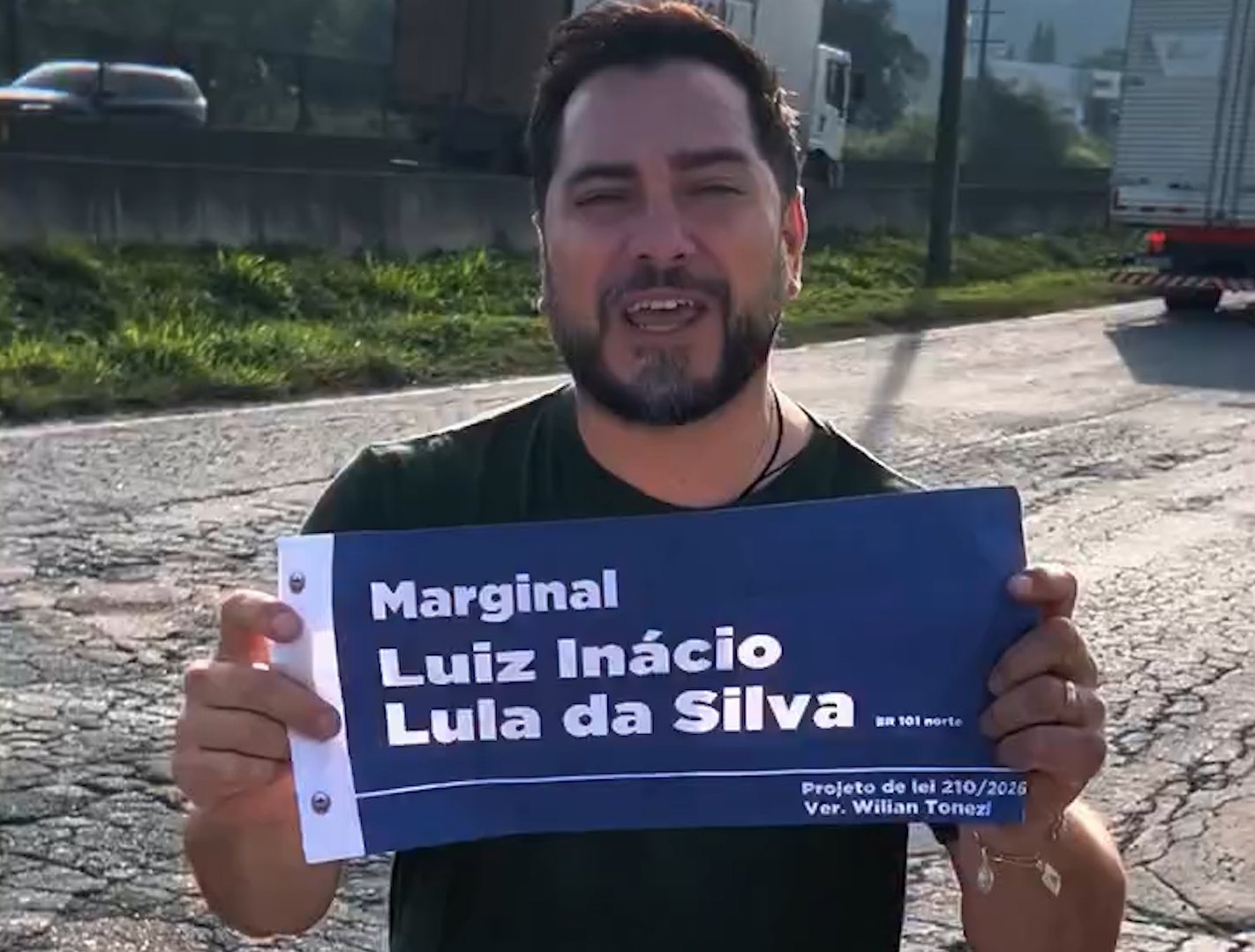“Marginal Luiz Inácio Lula da Silva”: Vereador propõe ‘homenagem’ inusitada ao presidente