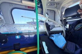 Helicóptero da PRF realiza transporte aeromédico de bebê de 25 dias com quadro grave de sepse