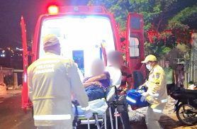 Idoso é socorrido após queda em residência no Bairro Brasmadeira