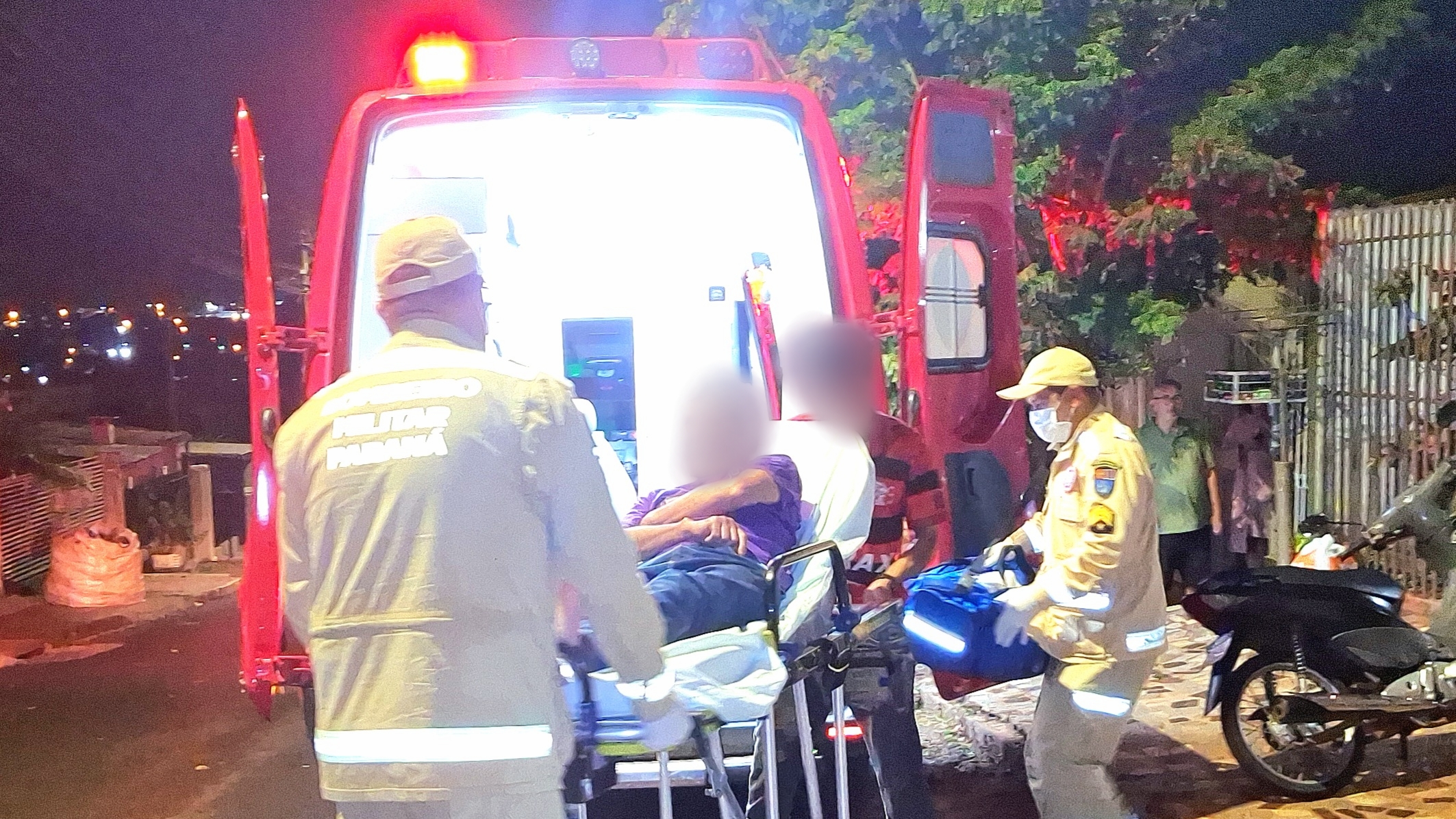 Idoso é socorrido após queda em residência no Bairro Brasmadeira