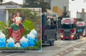 Buzinaço: São Cristóvão reúne fiéis em procissão e bênção de veículos em Cascavel
