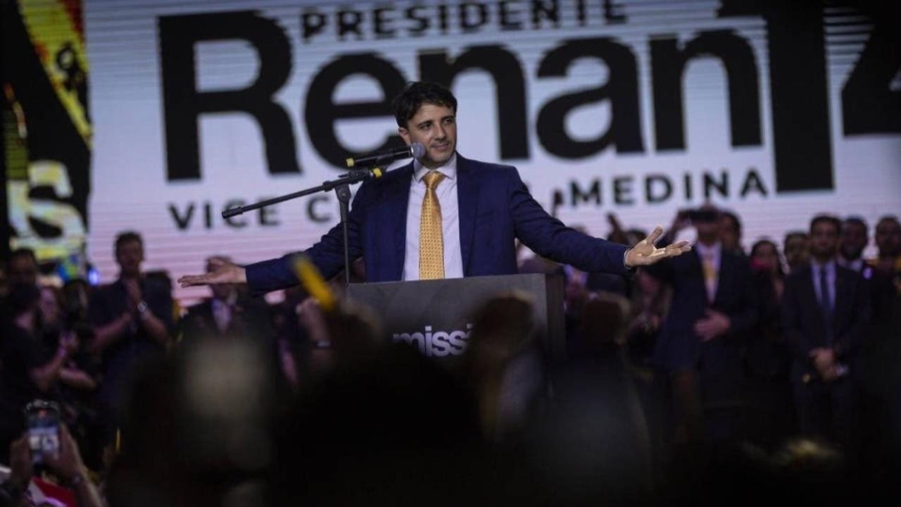 Candidato à Presidência, Renan Santos cumpre agenda em Cascavel nesta quarta-feira (16) Imagem referente a Candidato à Presidência, Renan Santos cumpre agenda em Cascavel nesta quarta-feira (16)