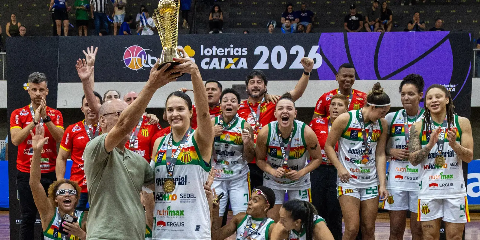Imagem referente a Sampaio Basquete é campeão da Liga Nacional de Basquete Feminino 2026