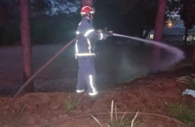 Incêndio em vegetação mobiliza Bombeiros ao Bairro Brasília