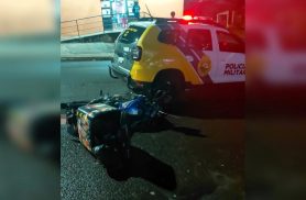 PM detalha prisão de motociclista que bateu em viatura e foi flagrado embriagado em Cascavel