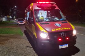 Adolescente fica ferido após dar soco em janela e quebrar vidro