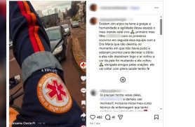 Família agradece equipe do Samu após paciente ser reanimado: "Existem sim anjos na terra"