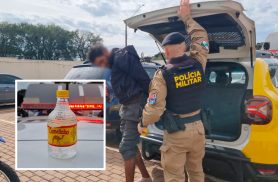 Uruguaio furta cachaça e desfere soco na cara de funcionário de mercado em Cascavel