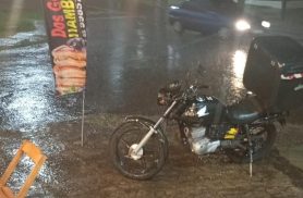 Moto com baú de motoboy é furtada durante a madrugada em Cascavel