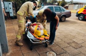 Homem cai do telhado de residência no Clarito e sofre lesão na cabeça