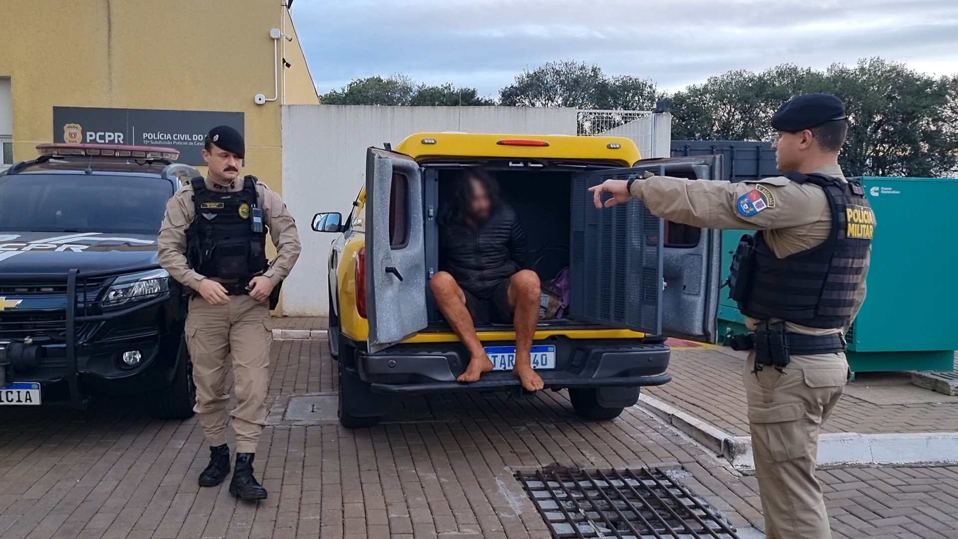 Ladrão de fios é preso pela Polícia Militar em Cascavel