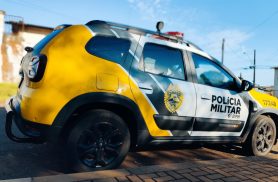 Mulher é detida após danificar veículo com faca em frente a batalhão em Assis Chateaubriand
