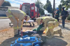 Menino de 13 anos é atropelado por carro no Bairro Interlagos, em Cascavel