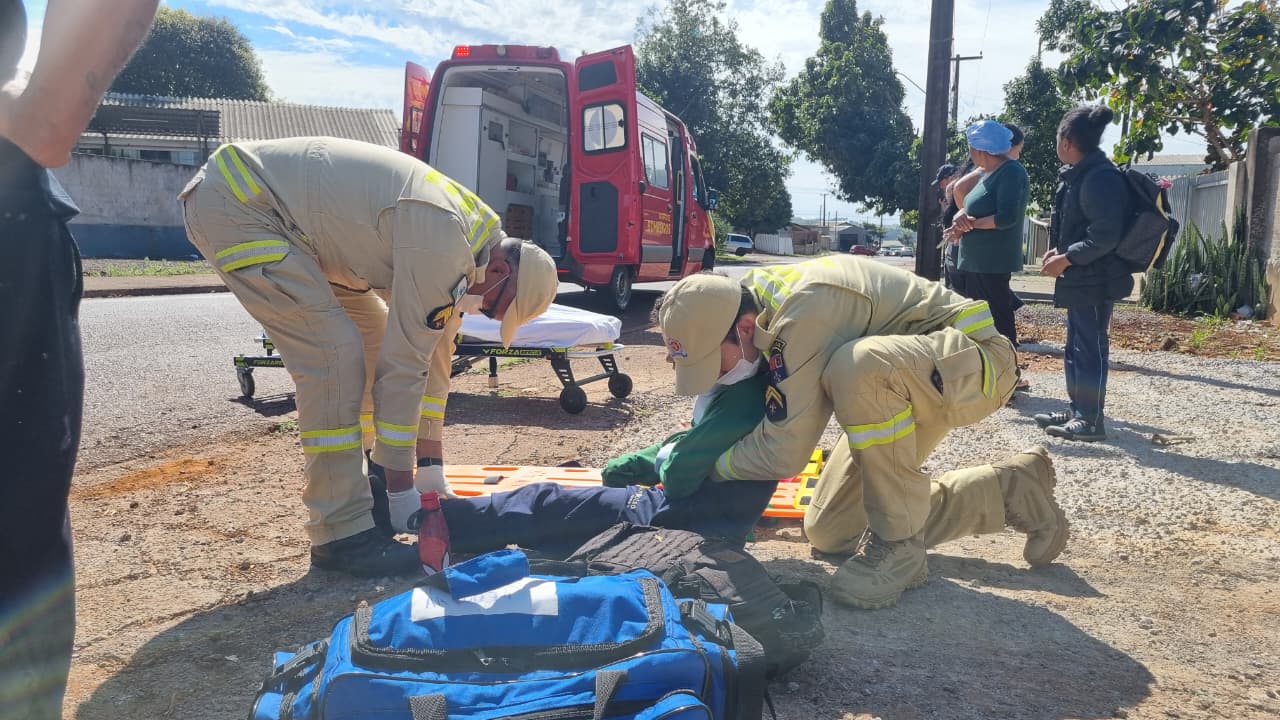 Menino de 13 anos é atropelado por carro no Bairro Interlagos, em Cascavel