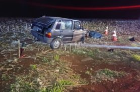 Motorista de Fiat Uno morre em colisão com Vectra na BR-163, em Toledo