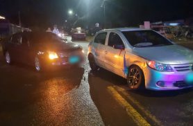 Colisão entre Gol e Fusion é registrada no Bairro Floresta em Cascavel