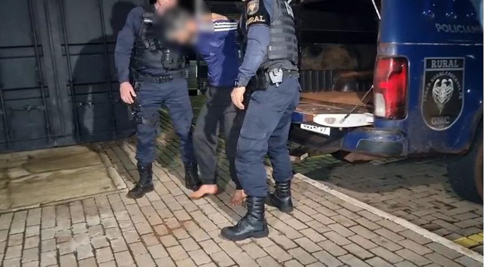 Homem é detido após espancar mulher e ser denunciado por vizinhos na zona rural de Cascavel