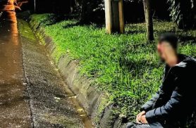 Equipes do Siate localizam motociclista ferido duas quadras após acidente
